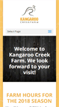 Mobile Screenshot of kangaroocreekfarm.com